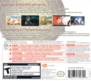 Tales of the Abyss (Usa) box cover back